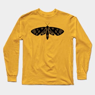 Nine-Spotted Moth Silhouette Long Sleeve T-Shirt